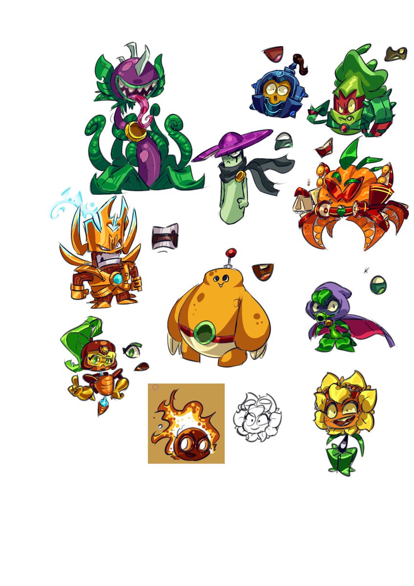 some plant and zombie heroes fr fr #pvz