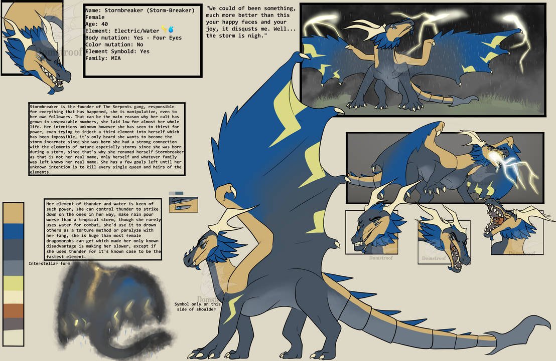 ArallumsDomain's tweet photo. speaking of the character he believes to be 'stolen' belongs to an artist named @domstroof the character name goes by Tempasilisk was originally named Stormbreaker artists rightful watermark is on it https://t.co/A90qMzi9Jg