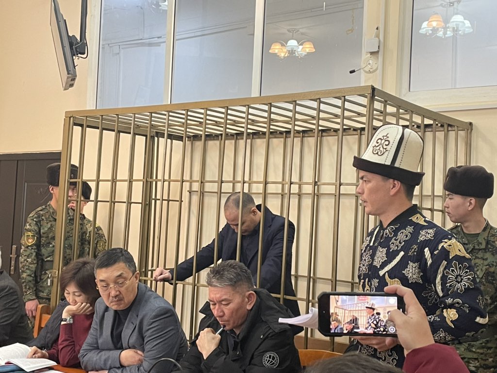 #Kyrgyzstan court hearing on appealing the terms of pre-trial detention of Samat Matsakov - the lawyer that defended the #TemirovLive journalists and others. Investigation and previous trials marred by procedural violations.