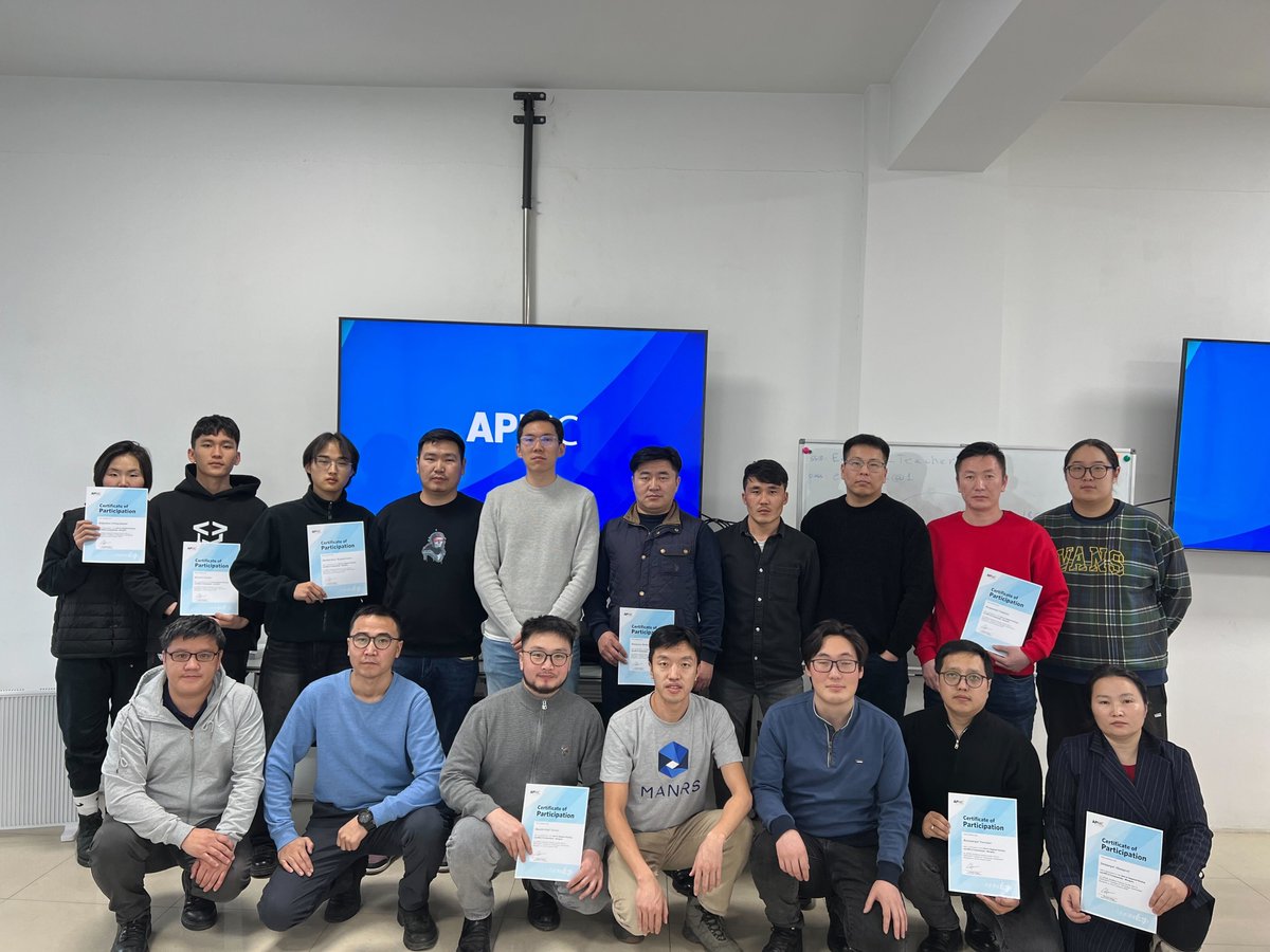 apnic's tweet image. APNIC Academy began the year with face-to-face training led by Retained Community Trainers. Pics from the #IPv6 Deployment tutorial in #Laos, and the Intro to #SegmentRouting and MPLS Fundamentals workshop in #Mongolia. More upcoming regional events: academy.apnic.net/en/