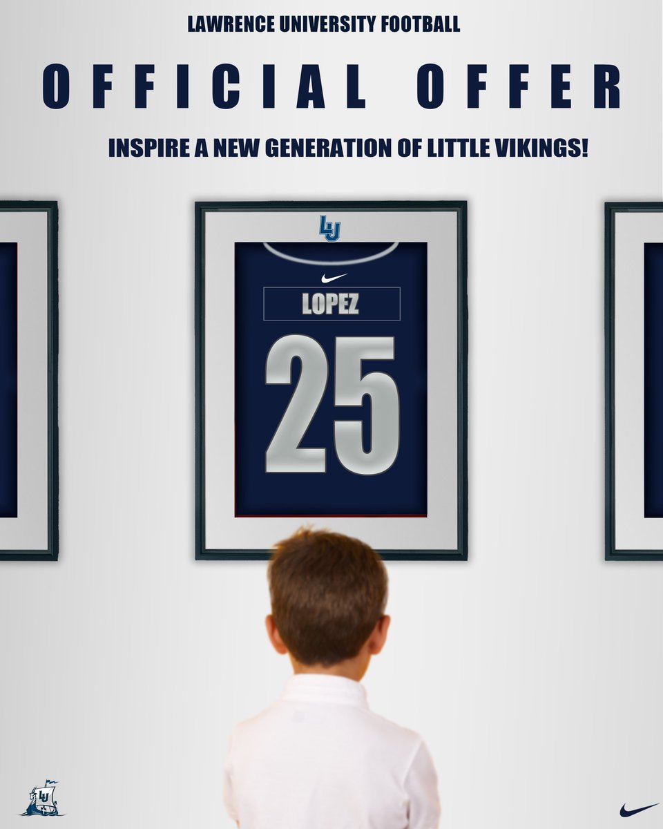 thank you <a href="/Coach_Sosinsky1/">Matt Sosinsky</a> for the offer
<a href="/LUVikingsFB/">Lawrence Football</a>