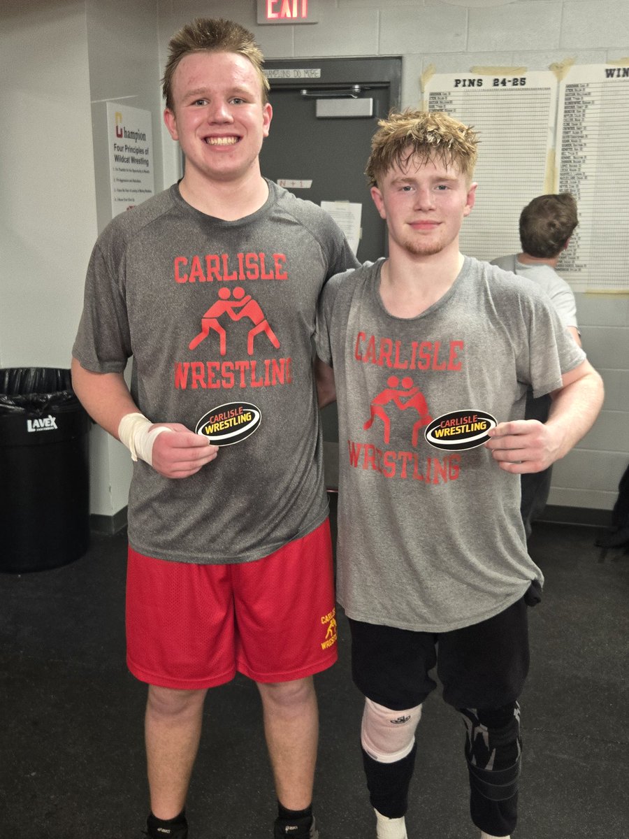 Carlisle Wrestling (@carlislematcats) on Twitter photo Wrestlers of the week are Gavin Roth and Jaxon Miller! Both had good weekends at their respective tournaments! #wildcatlegacy #gocats <a href="/chswildcatpride/">Carlisle Wildcats</a> Wrestlers of the week are Gavin Roth and Jaxon Miller! Both had good weekends at their respective tournaments! #wildcatlegacy #gocats <a href="/chswildcatpride/">Carlisle Wildcats</a>