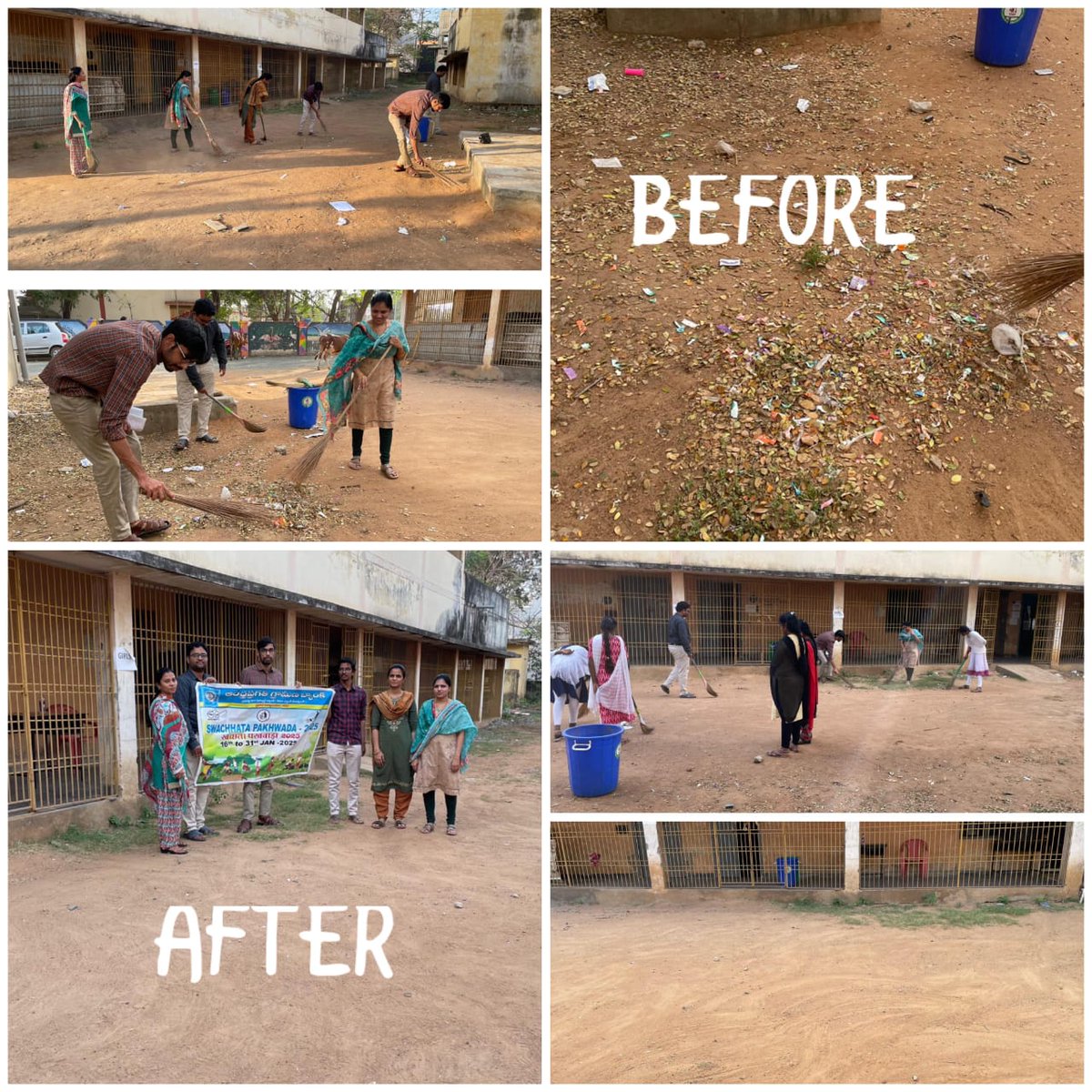 APGBank's tweet photo. As a part of Swachhata Pakhwada 2025 from 16.01.2025 to 31.01.2025, the branches of Regional Office - Nellore had conducted cleanliness program at their respective service areas on 24.01.2025.
#Swachhatapakwada #DFS #SwachhBharat https://t.co/P38RXfxGqN