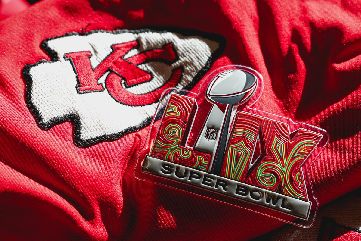 Chiefs's tweet photo. Super Bowl jerseys are set. https://t.co/HiwQ5HLwZP