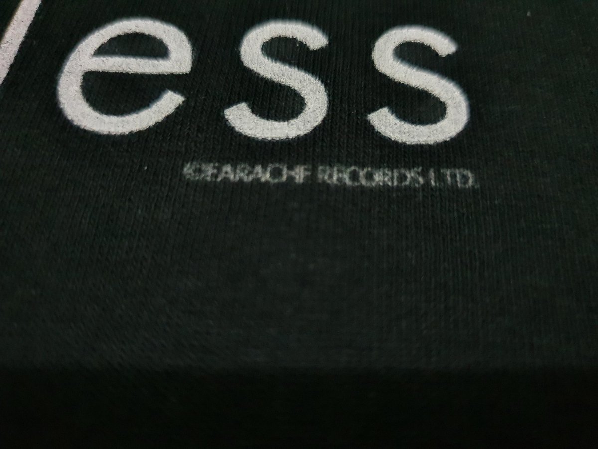 33obZen33's tweet photo. @meme_posser Test Ombak 
Size L, Gildan Heavy 
Official Earache Rec, On Demand Design 
Kondisi 99% 
800k https://t.co/sHQGdae1J6