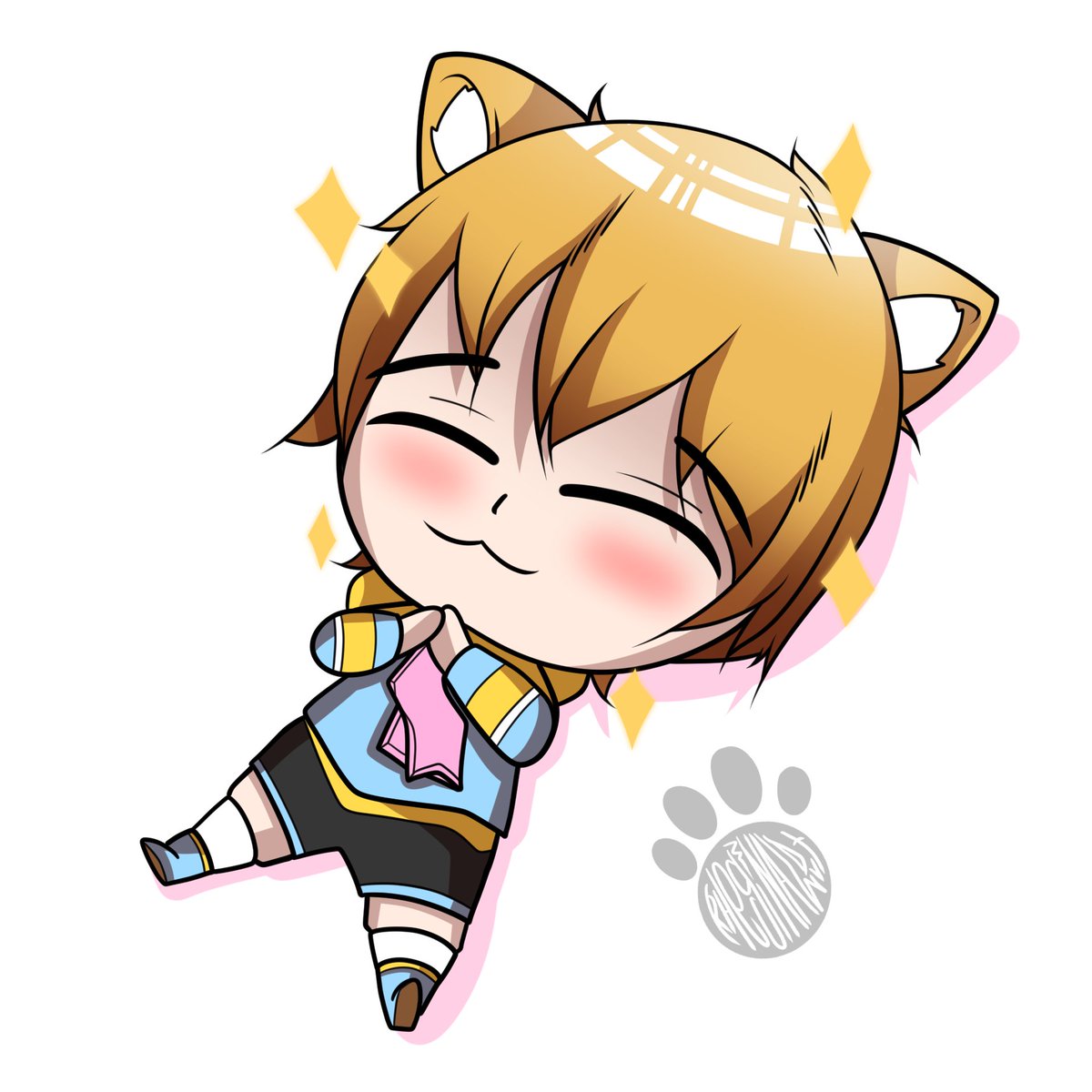 The silly <a href="/Kowaharuz/">Kowaharu</a> sleeping with his favorite blankey :3c