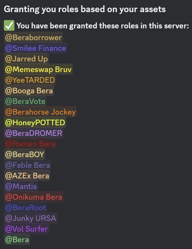 goodvibe_ai's tweet photo. I bought Bruuvvprint NFTs (@memeswapfi), now have 20 rolls of Berachain discord.
Why is the BeraChain ecosystem so big...? I don't know when I'll get all my rolls.
#berachain #bruuvvprint #memeswap https://t.co/H2sk1NSa75