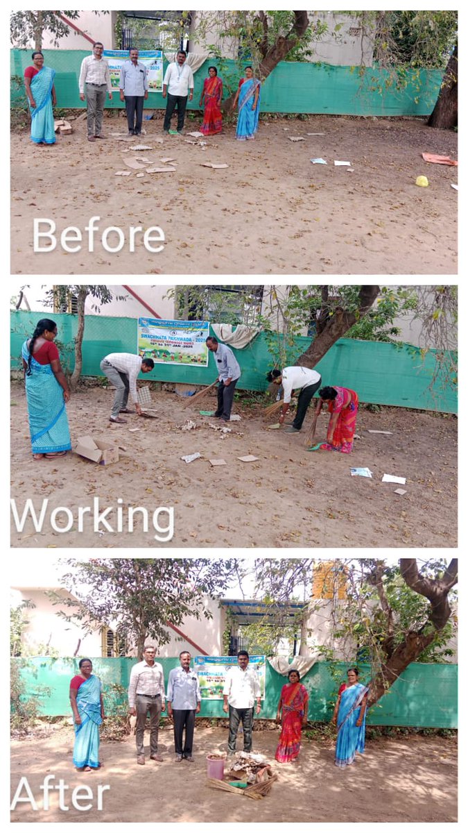 APGBank's tweet photo. As a part of Swachhata Pakhwada 2025 from 16.01.2025 to 31.01.2025, the branches of Regional Office - Nellore had conducted cleanliness program at their respective service areas on 24.01.2025.
#Swachhatapakwada #DFS #SwachhBharat https://t.co/rqLb7RzXxh