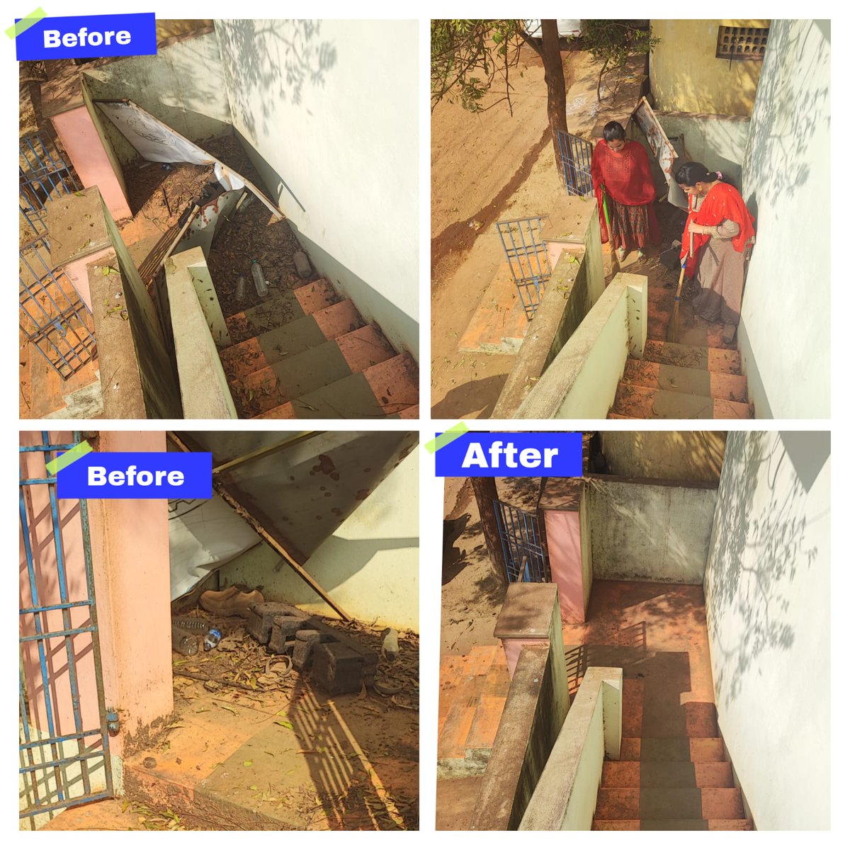 APGBank's tweet photo. As a part of Swachhata Pakhwada 2025 from 16.01.2025 to 31.01.2025, the branches of Regional Office - Nellore had conducted cleanliness program at their respective service areas on 24.01.2025.
#Swachhatapakwada #DFS #SwachhBharat https://t.co/VUeynxbl8W