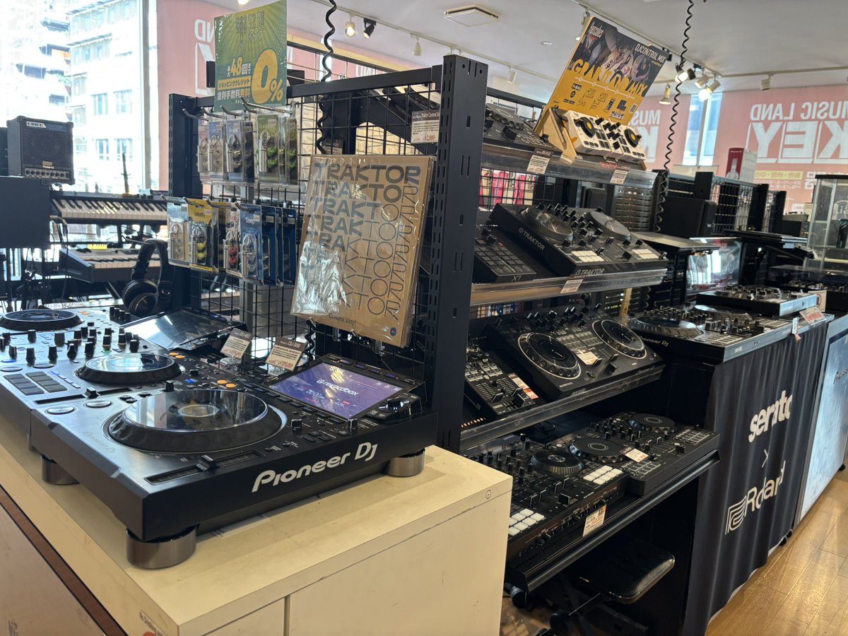 大阪でDJ機材ならKEY心斎橋店へ！📀 DJコントローラーからアナログ