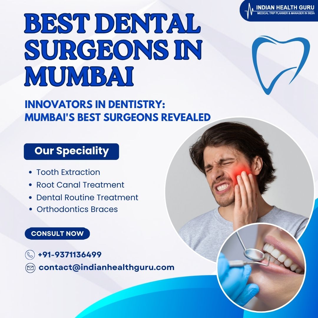 indiahealthguru's tweet image. Best dental surgeons in Mumbai are more readily available than their counterparts in Western European nations such as Britain or Ireland.
#dentalsurgery #dentalproblem #dentalsurgeons #mumbai #india
Contact Us:-
☎️ +91-9371136499
🔗Read More On:- cutt.ly/6e4En3bK