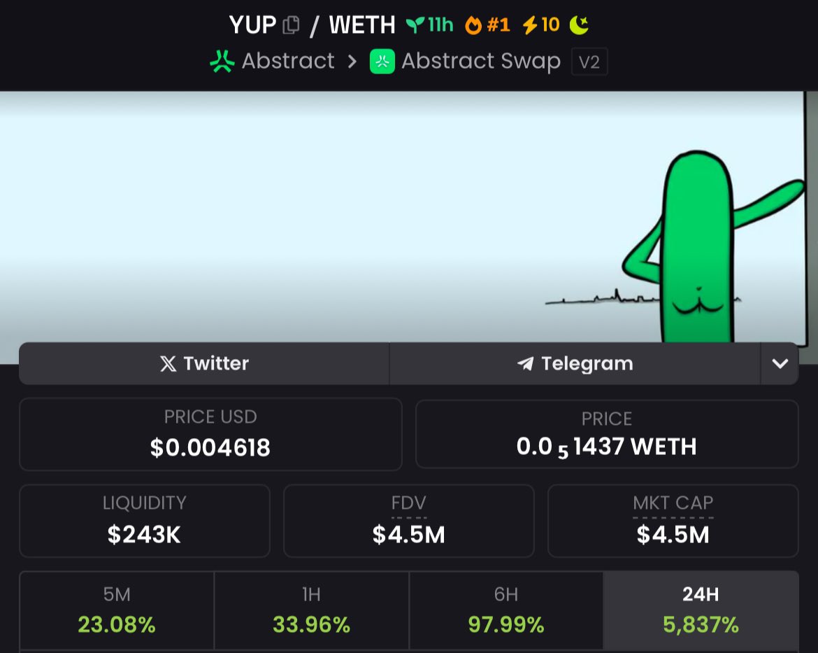 $yup moving ✅