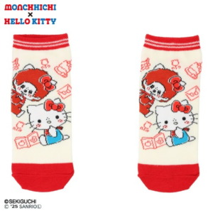 しまむら『ハローキティ×モンチッチ』コラボのソックスが2025年1月29日