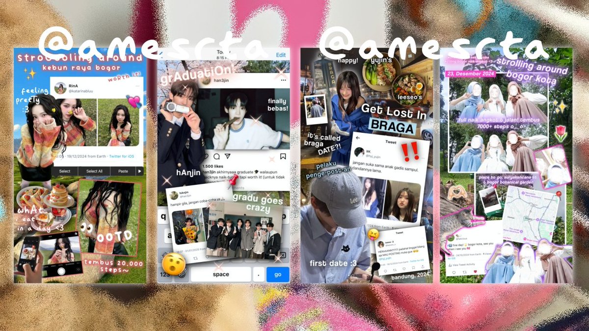 amesrta's tweet photo. helobelo! :3 gais, kalian suka bingung dan bosen gak sih upload igs gitu-gitu aja? layout teruuusss 🌀__🌀 MAKA DARI ITU, sini corat-coret foto kamu di @amesrta biar story mu eye catching 👀 + super gemasss >____< mulai dari 6 ribuan aja loh! kapan lagi 🙀

#zonauang #zonajajan https://t.co/A4CPWjV6zZ