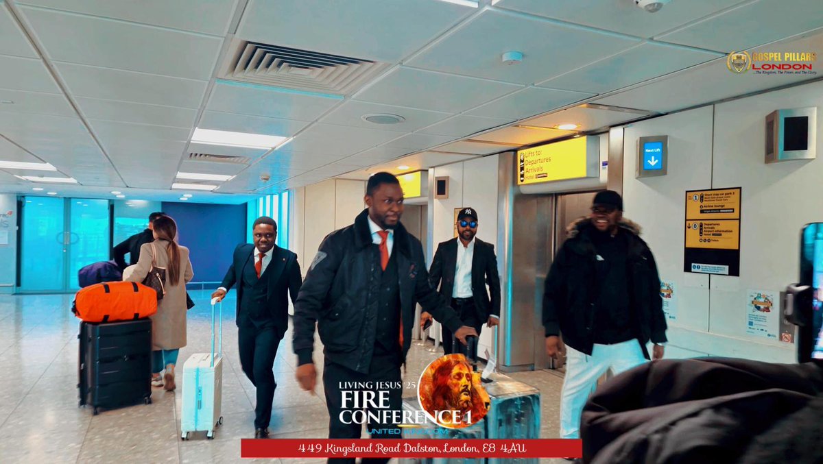 gpclekkihebron's tweet photo. The Eagle has landed in the United Kingdom for the Living Jesus 2025 Workers Fire Conference 1. 
Gospel Pillars, are you ready to burn with fresh fire for the LORD? 

REGISTER NOW for FREE to attend in person or to watch online from your respective church chapters around the world using the link provided below:

https://t.co/Om6yZUJ9XL
For more information, please call +447882483329 or +447493345240

#prophetisaiahmacwealth
#arkoflightforallnations
#gospelpillars