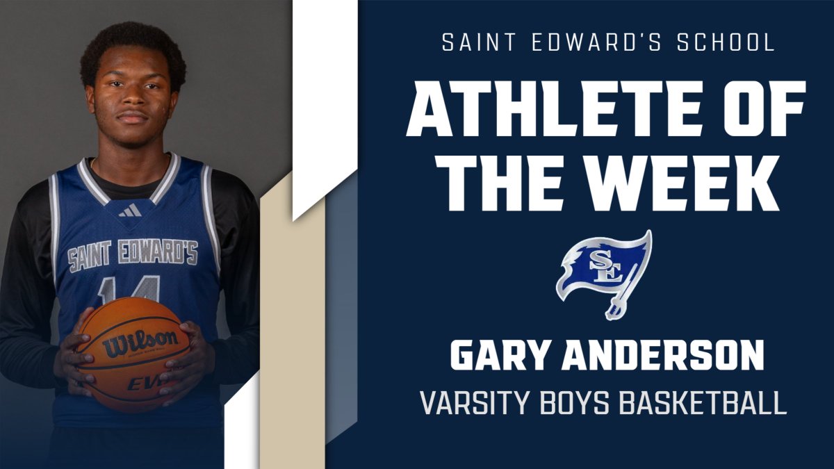 StEdsAthletics (@stedsathletics) on Twitter photo Gary Anderson, a senior on the varsity boys basketball team, experienced 2 triple-doubles in the SSAA Class 4A Tournament on 1/17-1/18. He compiled a combined total of 26 points, 26 rebounds, 16 assists, 6 steals, and 17 blocks for the Pirates in the competition.
<a href="/StEdsVero/">Saint Edward's School</a> Gary Anderson, a senior on the varsity boys basketball team, experienced 2 triple-doubles in the SSAA Class 4A Tournament on 1/17-1/18. He compiled a combined total of 26 points, 26 rebounds, 16 assists, 6 steals, and 17 blocks for the Pirates in the competition.
<a href="/StEdsVero/">Saint Edward's School</a>