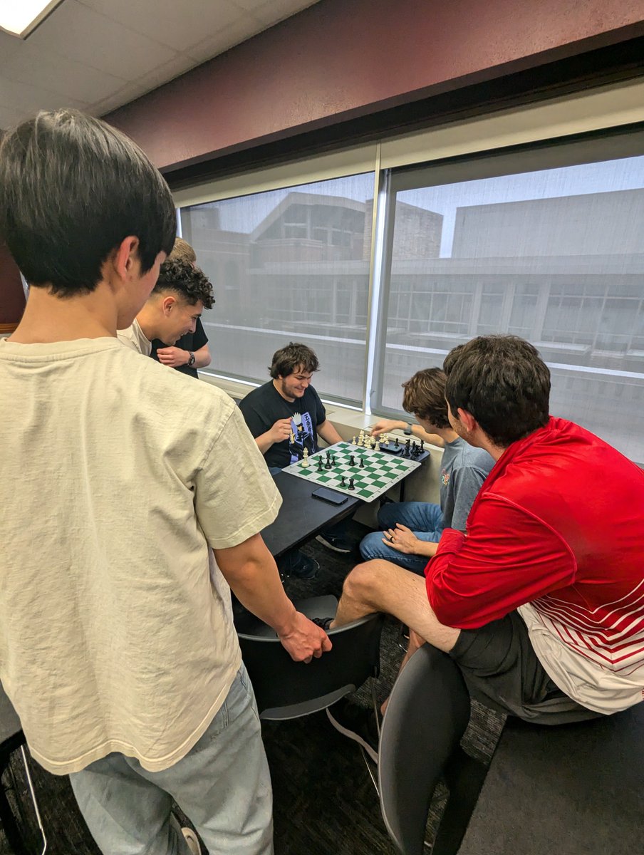tamuchess's tweet photo. Howdy! TAMU Chess Club had our first meeting of 2025 on Sunday, January 26th. Our new officer team is Jeffrey (President), Aparna (VP), Yanke (Media Director), Jeremy (Librarian), and James aka "Cagnus Marlsen" (Treasurer). Come join us at Rudder 308 from 1:30-3:30 on Sundays! https://t.co/ECSyPemp3n