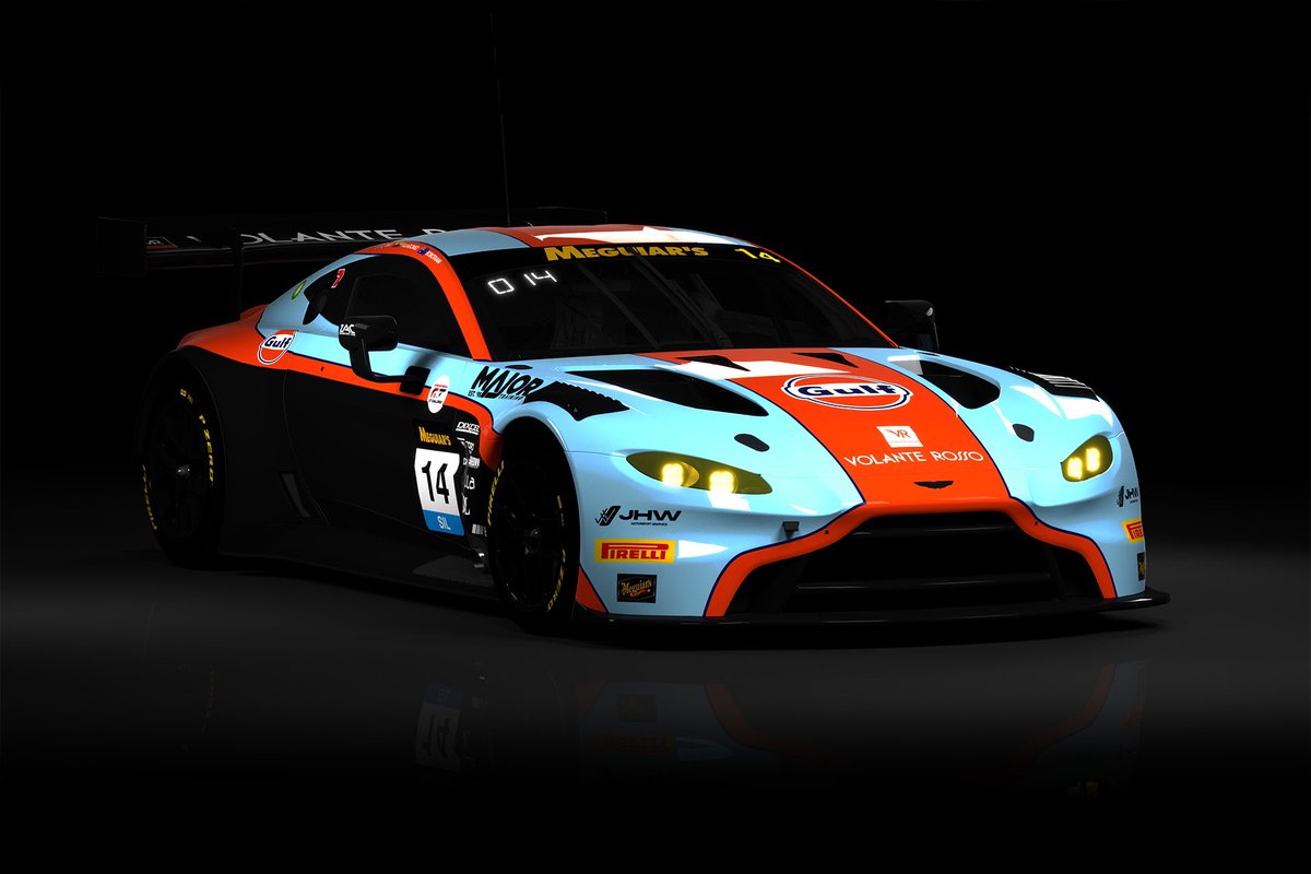 AMR_Official's tweet photo. Nothing hits the mark quite like an Aston Martin in Gulf Oil colours…

Keep an eye out for Volante Rosso Motorsport in this weekend’s Bathurst 12 Hours.

#AstonMartin #Vantage #Bathurst12H https://t.co/bF8Wp5bWkA