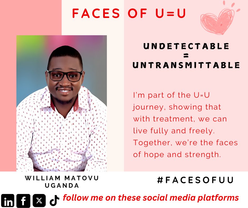 🚀 Join the #FacesOfUU movement this February! ❤️

February is the month of love—let’s spread hope &amp; empowerment!

📸 Send me your headshot, and I’ll create a custom Faces of U=U design for you. Let’s show the world that U=U = Life, Love &amp; Strength!

DM me or tag me! 📩