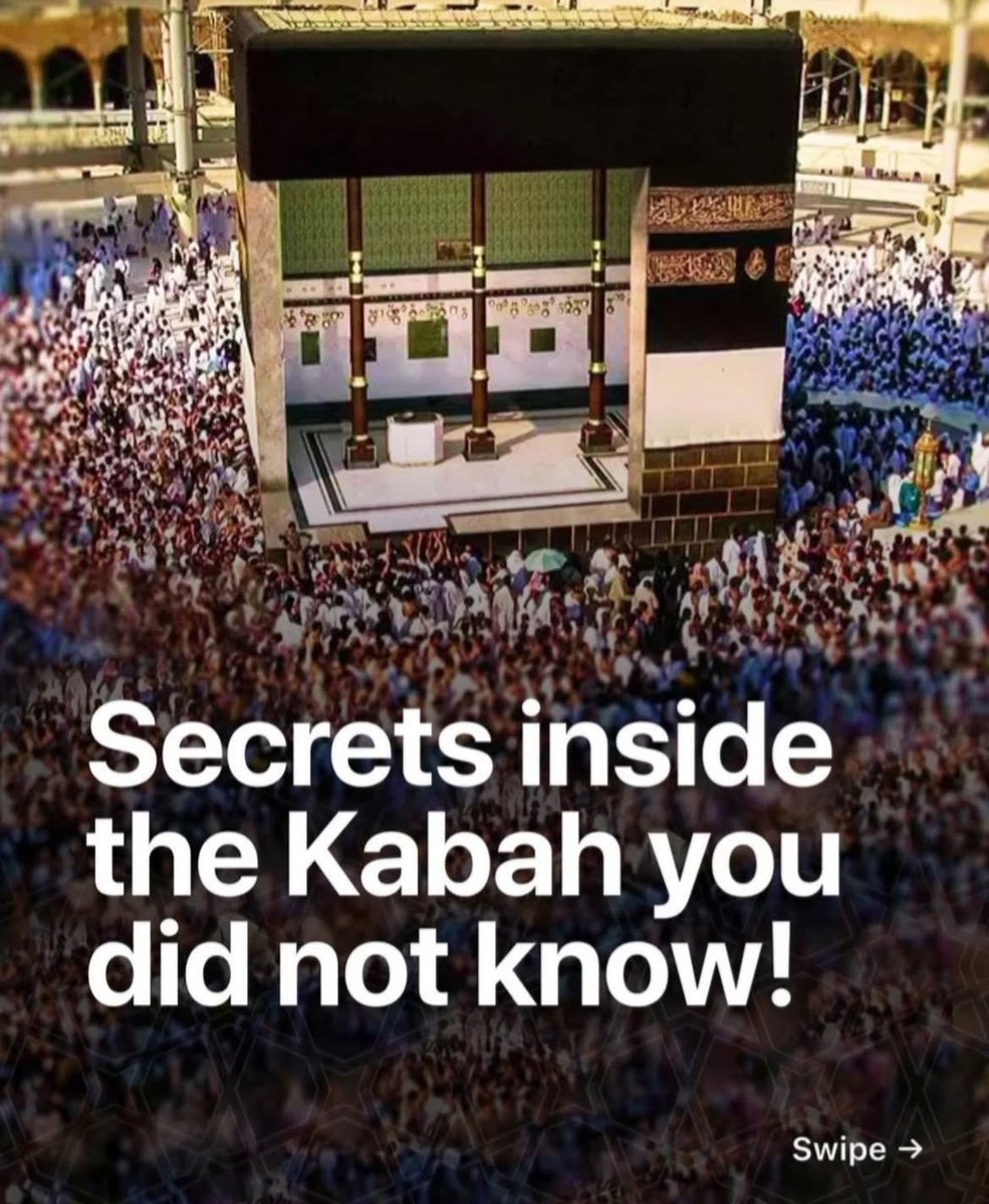 aiishadahir's tweet photo. Secrets inside the Ka’abah you didn’t know 

Thread🪡 https://t.co/ZE286yYZFJ