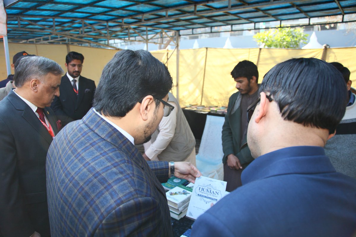 DrHussainQadri's tweet photo. Prof. Dr. Hussain Mohi-ud-Din Qadri Explores Conference Stalls at WIEFC 2025
During the 8th World Islamic Economics and Finance Conference (WIEFC 2025) at Minhaj University Lahore, Dr. Hussain Qadri, Deputy Chairman of the Board of Governors, visited various stalls set up by participants and organizations.

The stalls showcased groundbreaking research, innovative financial models, and practical applications of Islamic economics and finance, highlighting the role of education and collaboration in shaping a sustainable economic future.

#WIEFC2025 #IslamicEconomics #IslamicFinance #FutureOfFinance #TheoryToPractice #UniversityRole #FinanceEducation #MinhajUniversity #GlobalExperts #FinanceInnovation