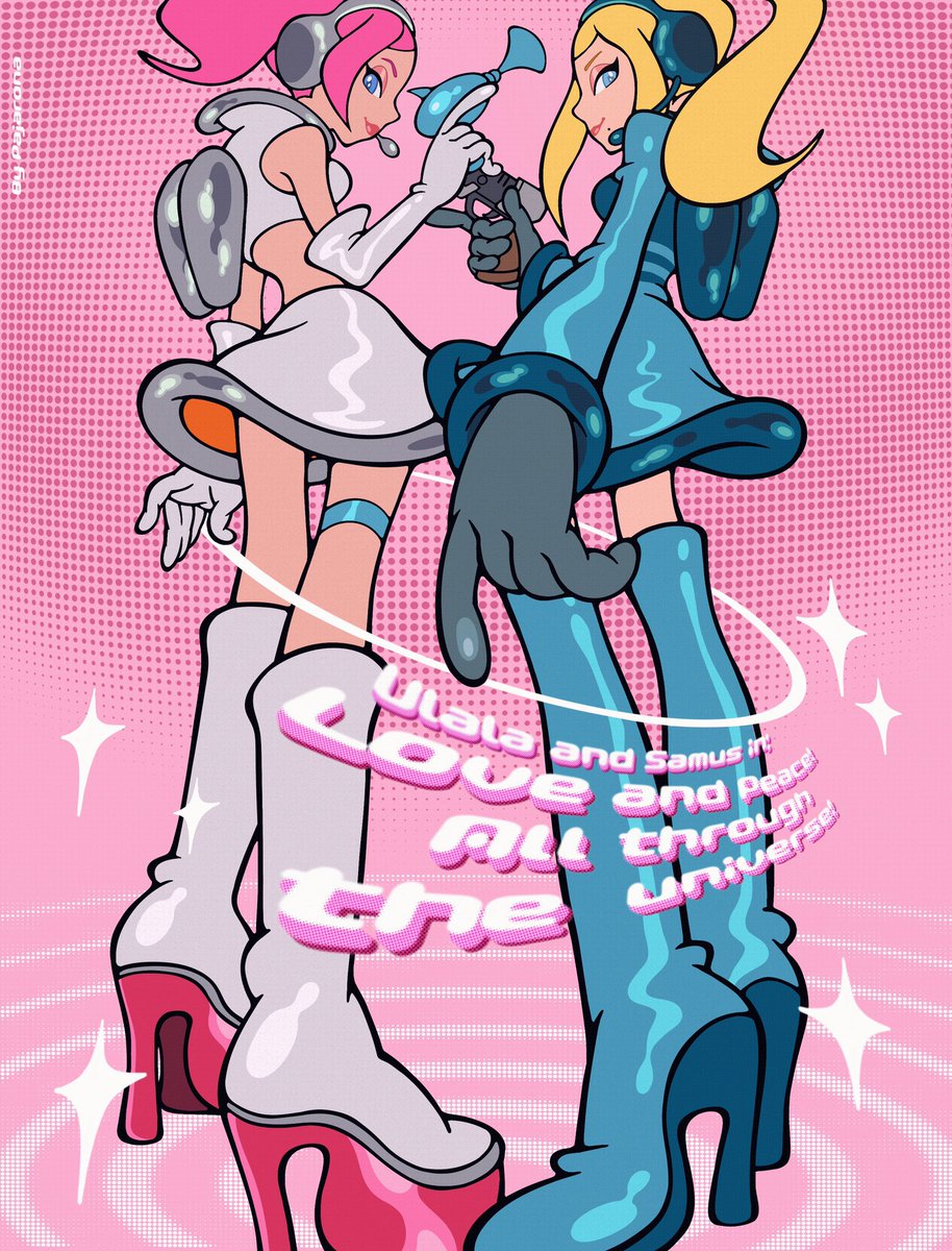 Pajaronaa's tweet photo. 💖💙

#SpaceChannel5 #Metroid https://t.co/a8TZ3c6t95