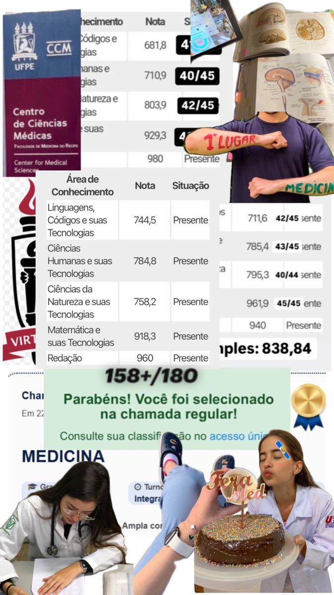 millasbrain's tweet image. 20 anos, 4º e ÚLTIMO ano de cursinho
FERA MED 2026 🙌