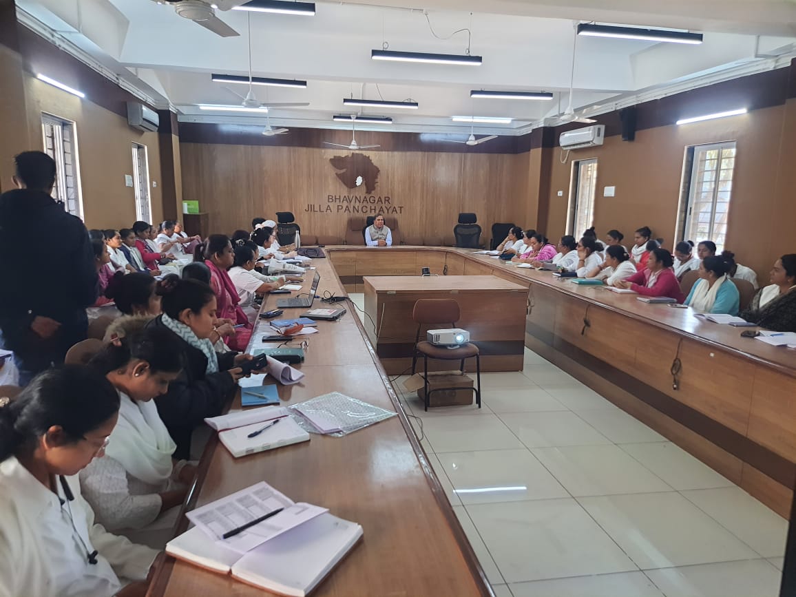 All Taluka's THV  &amp; FHS review meeting   taken by Res. CDHO sir