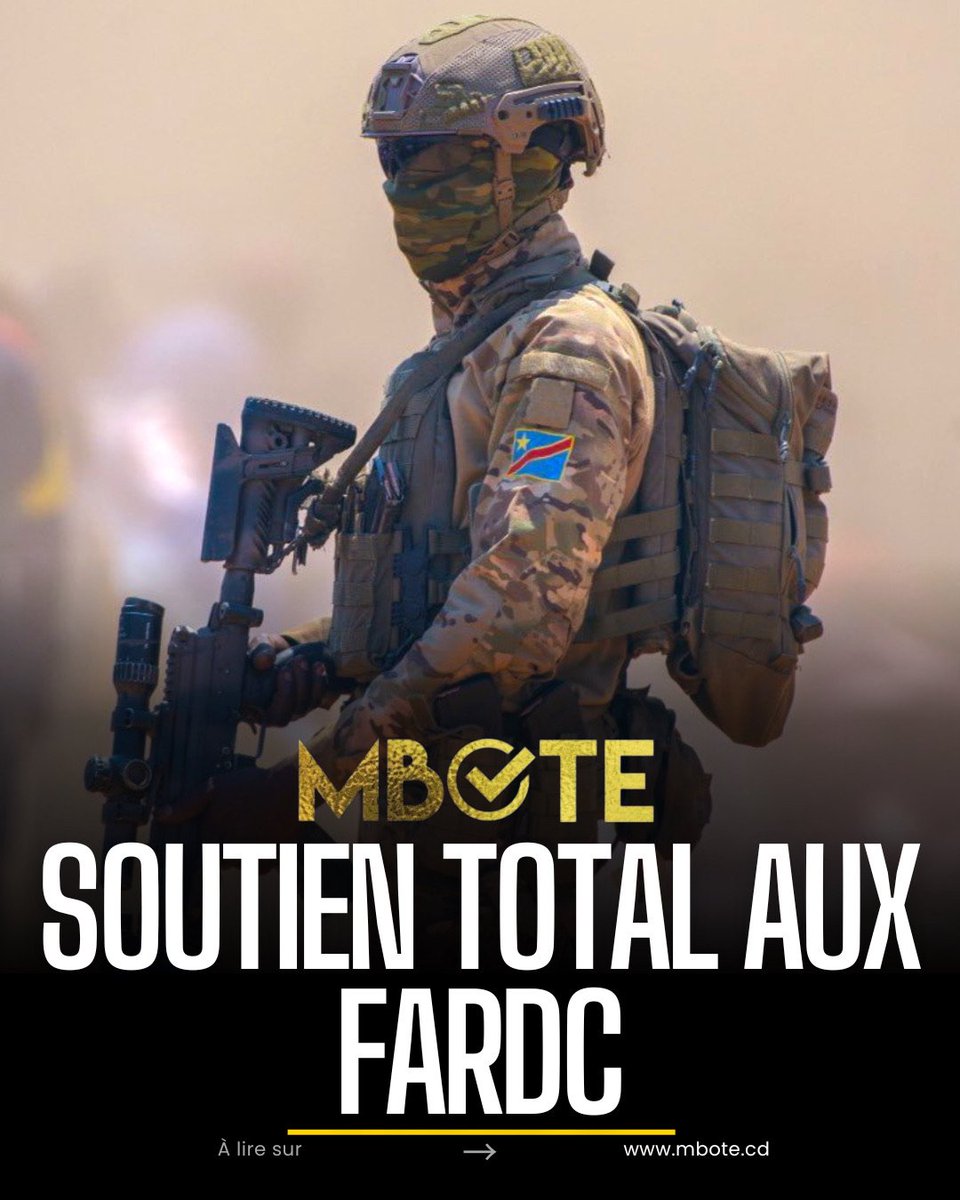 HONTE à ceux-là d'entre nous qui ont systématiquement insultés nos forces armées !! HONTE à ceux-là d'entre nous qui ont rêvés de voir la ville de Goma tomber !!! HONTE aux traîtres et à ceux-là qui ne sont pas dignes d'être des nôtres !!! ET BRAVO FORCE À NOS FARDC 🇨🇩🇨🇩🇨🇩🇨🇩