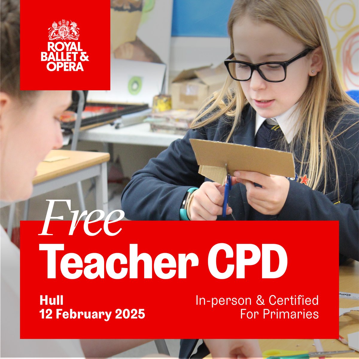 Ron Dearing UTC (@rondearingutc) on Twitter photo 📢 Attention primary school teachers! Don't miss out on <a href="/rbo_org/">Royal Ballet and Opera</a>'s FREE training day to boost your confidence in teaching design, which we are hosing at our school next month! 🌟 Time is running out to book, so don't delay!
👉 For details & to book: bit.ly/4gN0tAX 📢 Attention primary school teachers! Don't miss out on <a href="/rbo_org/">Royal Ballet and Opera</a>'s FREE training day to boost your confidence in teaching design, which we are hosing at our school next month! 🌟 Time is running out to book, so don't delay!
👉 For details & to book: bit.ly/4gN0tAX