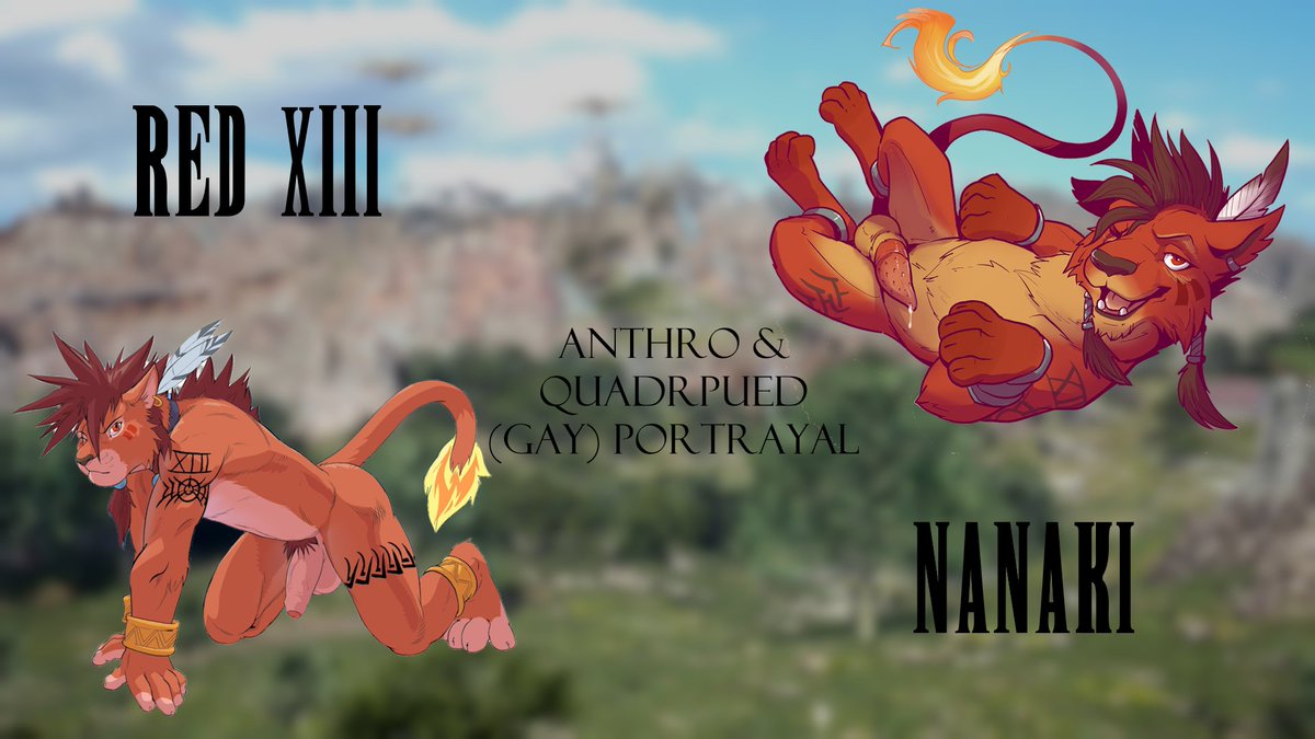 🔞Nanaki (Red XIII)🔞 tweet media