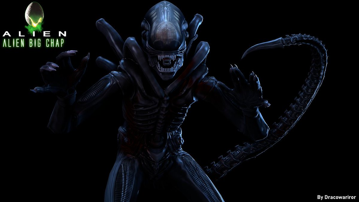 DracoW_24Z's tweet image. Kane's Son - Alien 1979 
#alien #xenomorph #HRGiger #3dmodel #sfm