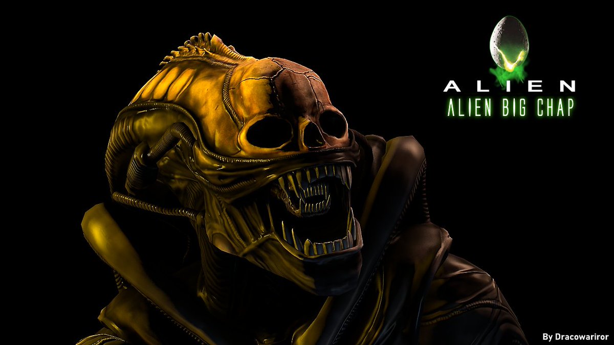 DracoW_24Z's tweet image. Kane's Son - Alien 1979 
#alien #xenomorph #HRGiger #3dmodel #sfm