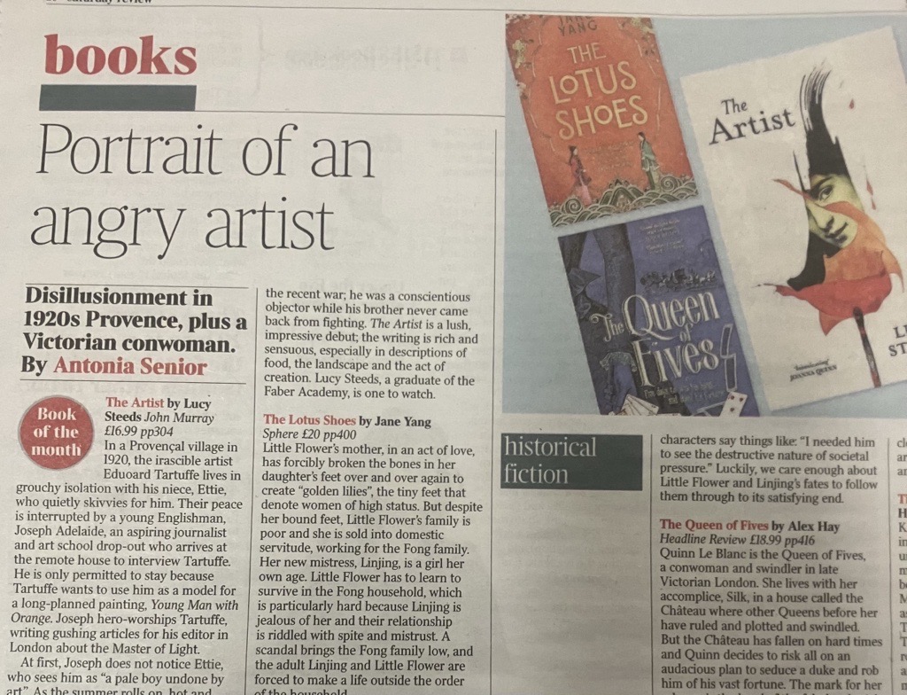 Gabriella Drinkald (@gabriellamay24) on Twitter photo 📚Happy publication day to the wonderful <a href="/JaneYangWriting/">JaneYang 🇭🇲 📚</a> 📚 #TheLotusShoes is a beautifully written debut full of friendship, hope & mesmerising historical detail. I've loved seeing Jane's writing spotlighted in <a href="/YOUMagSocial/">YOU Magazine</a> and <a href="/guardian/">The Guardian</a> along with a host of sparkly reviews✨ 📚Happy publication day to the wonderful <a href="/JaneYangWriting/">JaneYang 🇭🇲 📚</a> 📚 #TheLotusShoes is a beautifully written debut full of friendship, hope & mesmerising historical detail. I've loved seeing Jane's writing spotlighted in <a href="/YOUMagSocial/">YOU Magazine</a> and <a href="/guardian/">The Guardian</a> along with a host of sparkly reviews✨