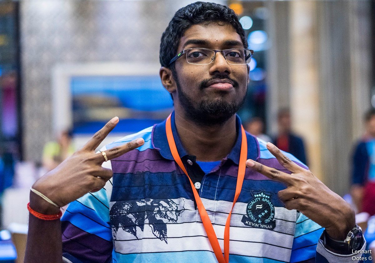 Get to know the "Adhiban Gambit" founder (current Elo: 2555, highest Elo: 2701 in April 2019) lichess.org/@/jeffforever/… #chess #interview #Adhiban #Baskaran
