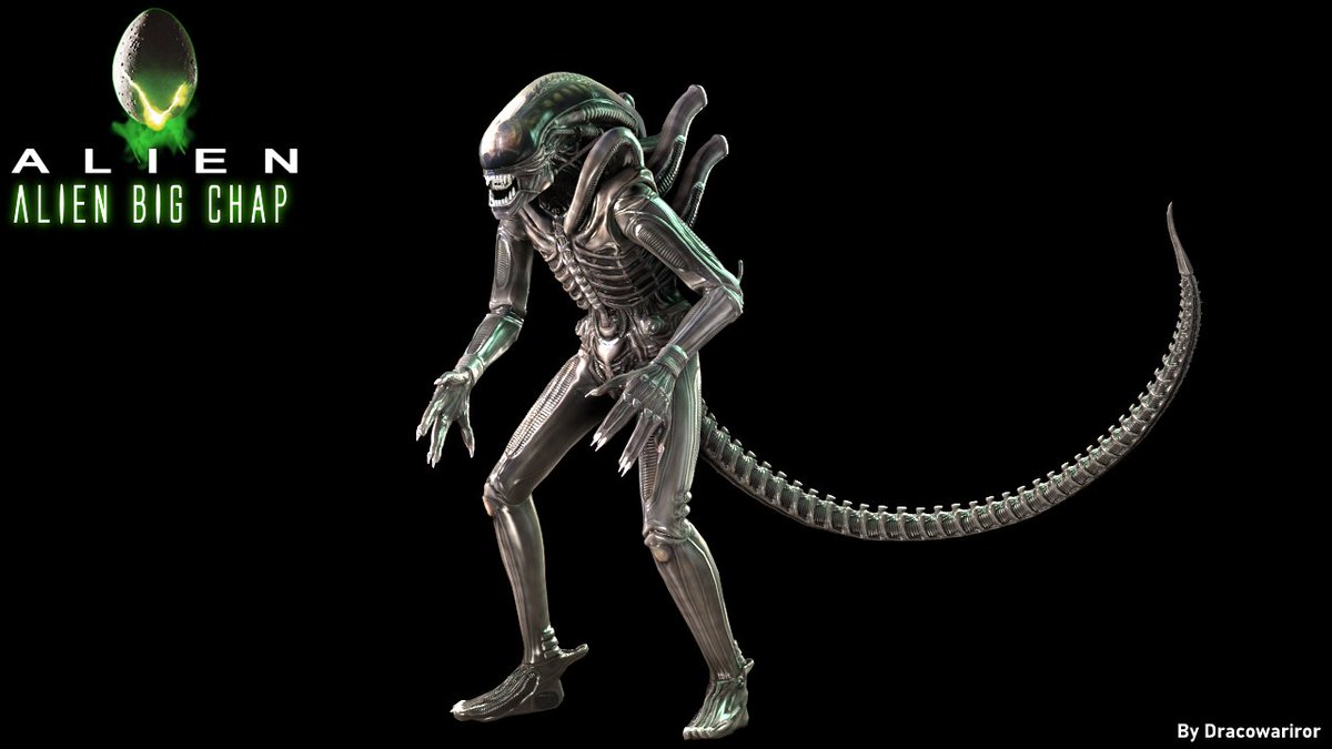 DracoW_24Z's tweet image. Kane's Son Part 2 - Alien 1979  #alien #xenomorph #HRGiger #3dmodel #sfm