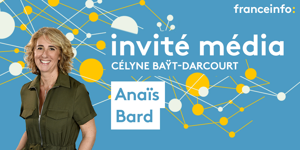 franceinfo pro (@franceinfopro) on Twitter photo 👉 Ce matin, <a href="/celynebd/">Célyne Baÿt-Darcourt</a> reçoit <a href="/anaisbard/">Anaïs Bard</a>, journaliste et réalisatrice pour Envoyé spécial, à l’occasion de la diffusion jeudi 30/01 sur France 2 d’un <a href="/EnvoyeSpecial/">Envoyé spécial</a> sur la fin de vie : “Le Choix d’Odette”.
À suivre à 9h50 sur <a href="/franceinfo/">franceinfo</a> 📻 ⤵️
francetvinfo.fr/en-direct/radi… 👉 Ce matin, <a href="/celynebd/">Célyne Baÿt-Darcourt</a> reçoit <a href="/anaisbard/">Anaïs Bard</a>, journaliste et réalisatrice pour Envoyé spécial, à l’occasion de la diffusion jeudi 30/01 sur France 2 d’un <a href="/EnvoyeSpecial/">Envoyé spécial</a> sur la fin de vie : “Le Choix d’Odette”.
À suivre à 9h50 sur <a href="/franceinfo/">franceinfo</a> 📻 ⤵️
francetvinfo.fr/en-direct/radi…