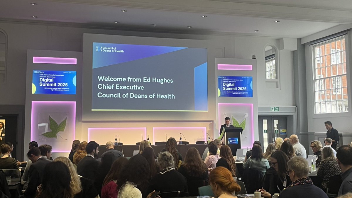 We are thrilled to have our CEO, Ed Hughes, kick off our 2025 Digital Summit!

Today’s Summit is packed with industry experts from #healthcare higher education, coming together to discuss the challenges and opportunities in the digital world! 

#DigitalSummit #AI