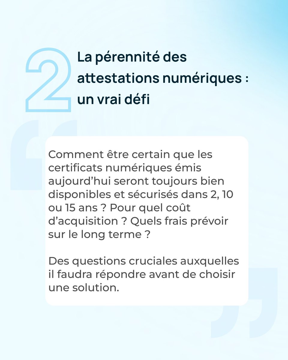 BCDiploma's tweet photo. 🎓 Paroles d’Expert | Vincent Langard, CTO de BCdiploma, partage sa vision sur la sécurité et la pérennité des certifications numériques.
👉 Découvrez comment la blockchain garantit des attestations infalsifiables, durables et sans lock-in effect. https://t.co/MFHlBefP0f