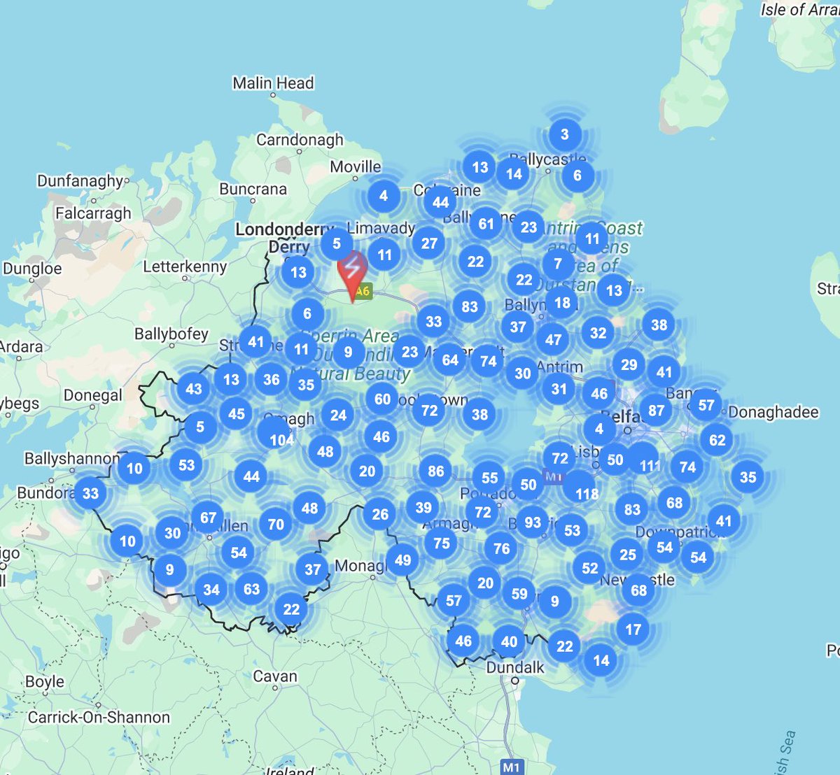 IrelandAlerts's tweet image. 😱 Into a 5th day with power out for so many people!

We were back on our 3rd day!

Really feeling for people who have no source of water and no heating

Pic by esb powercheck and nie networks

#StormÉowyn will be remembered for a very long time!

#ireland #meteireann #esb