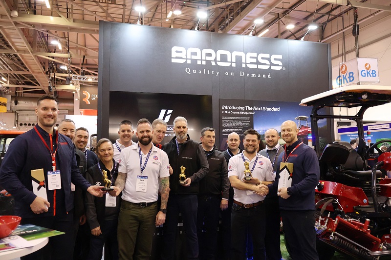 LAPUMagazine's tweet image. After a record-breaking year of growth and success, @baronessuk celebrated achievements at BTME 2025 with the return of their annual dealer awards - with @ListerWilderGC winning the treble landscapeandamenity.com/sections/profe…