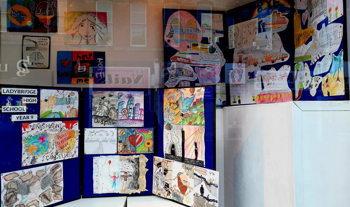 caroline slifkin (@cslifkin) on Twitter photo Wonderful display of all learners Bolton schools Holocaust arts project, #HMD2025 'For a Better Future', <a href="/BoltonACIS/">Bolton ACIS</a> <a href="/HolocaustUK/">H.E.T.</a>. Thanks, <a href="/StGregorysRCP/">St Gregory's RC Primary School</a> <a href="/HorwichParishCE/">Horwich Parish CE Primary School</a> <a href="/LadybridgeHigh/">Ladybridge High</a> <a href="/SJCES/">St James's Church of England High School</a> <a href="/SharplesSchool/">Sharples School</a> & St.Andrew's C.E Primary. On at Market Place, Bolton until 16 Feb 1/2 Wonderful display of all learners Bolton schools Holocaust arts project, #HMD2025 'For a Better Future', <a href="/BoltonACIS/">Bolton ACIS</a> <a href="/HolocaustUK/">H.E.T.</a>. Thanks, <a href="/StGregorysRCP/">St Gregory's RC Primary School</a> <a href="/HorwichParishCE/">Horwich Parish CE Primary School</a> <a href="/LadybridgeHigh/">Ladybridge High</a> <a href="/SJCES/">St James's Church of England High School</a> <a href="/SharplesSchool/">Sharples School</a> & St.Andrew's C.E Primary. On at Market Place, Bolton until 16 Feb 1/2