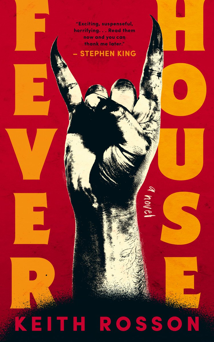 PerhpsIWillRead's tweet photo. Very excited to share the covers of #TheFeverHouseDuology by Keith Rosson, coming this March and October from @BlackCrow_Bks(!):

A small-time criminal. A has-been rock star. A shadowy government agency. 
And a severed hand whose dark powers threaten to destroy them all. https://t.co/KciuPspzjb