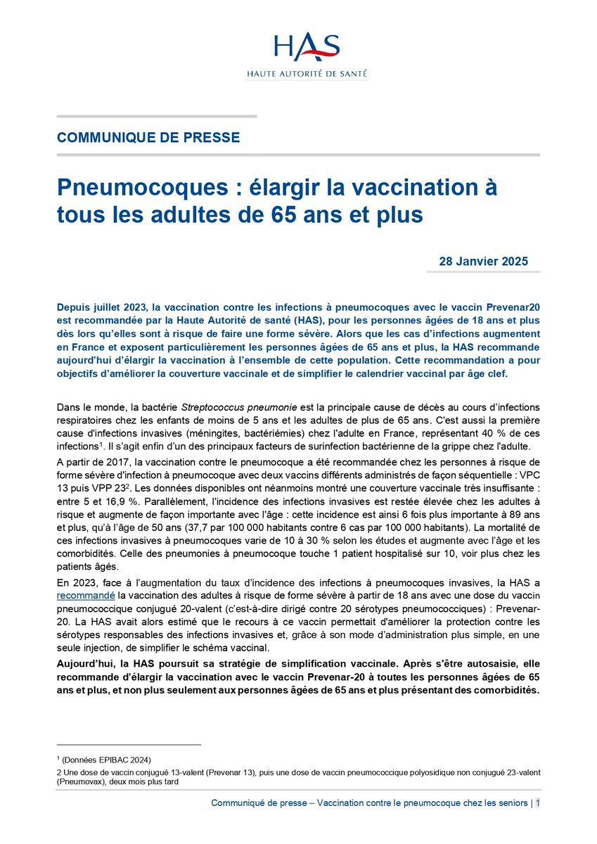 Haute Autorité de santé tweet media