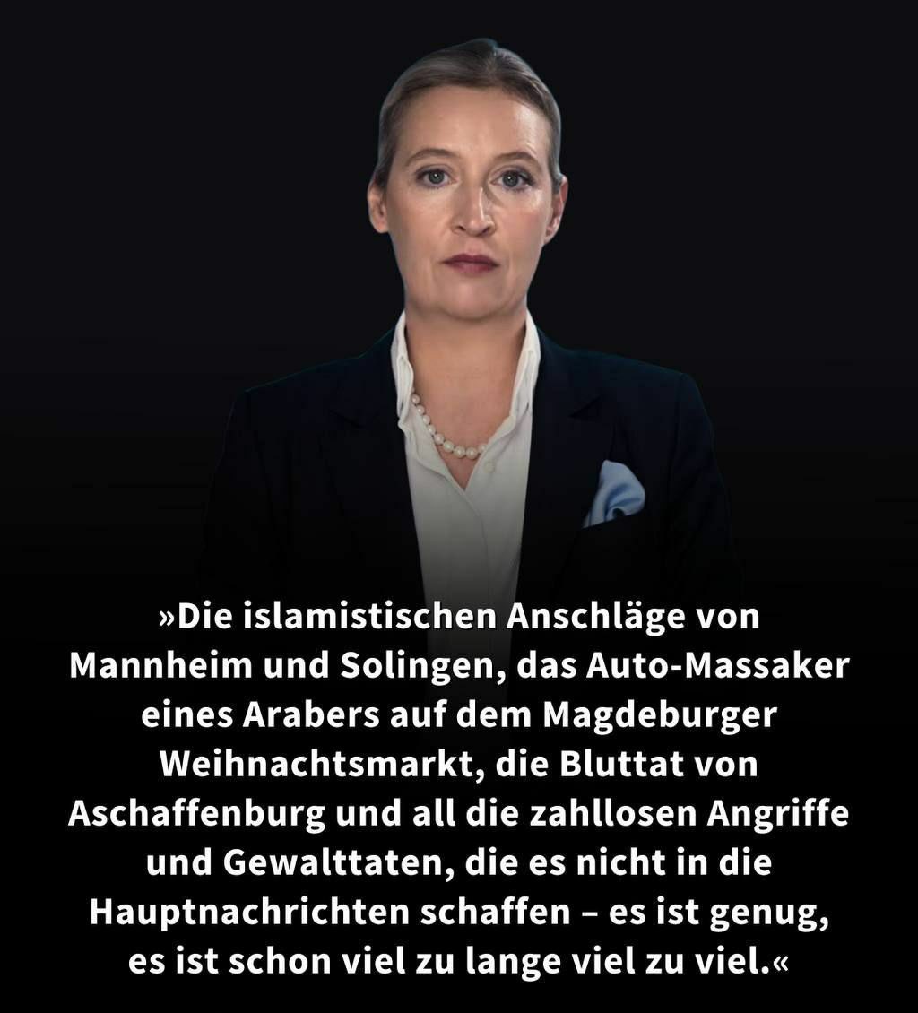 Ja, es ist genug!
Darum AfD und Alice für Deutschland