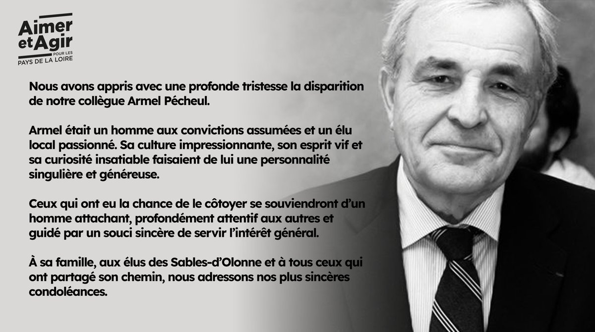 Nous voulons rendre hommage à notre collègue Armel Pécheul, qui nous a quittés hier.