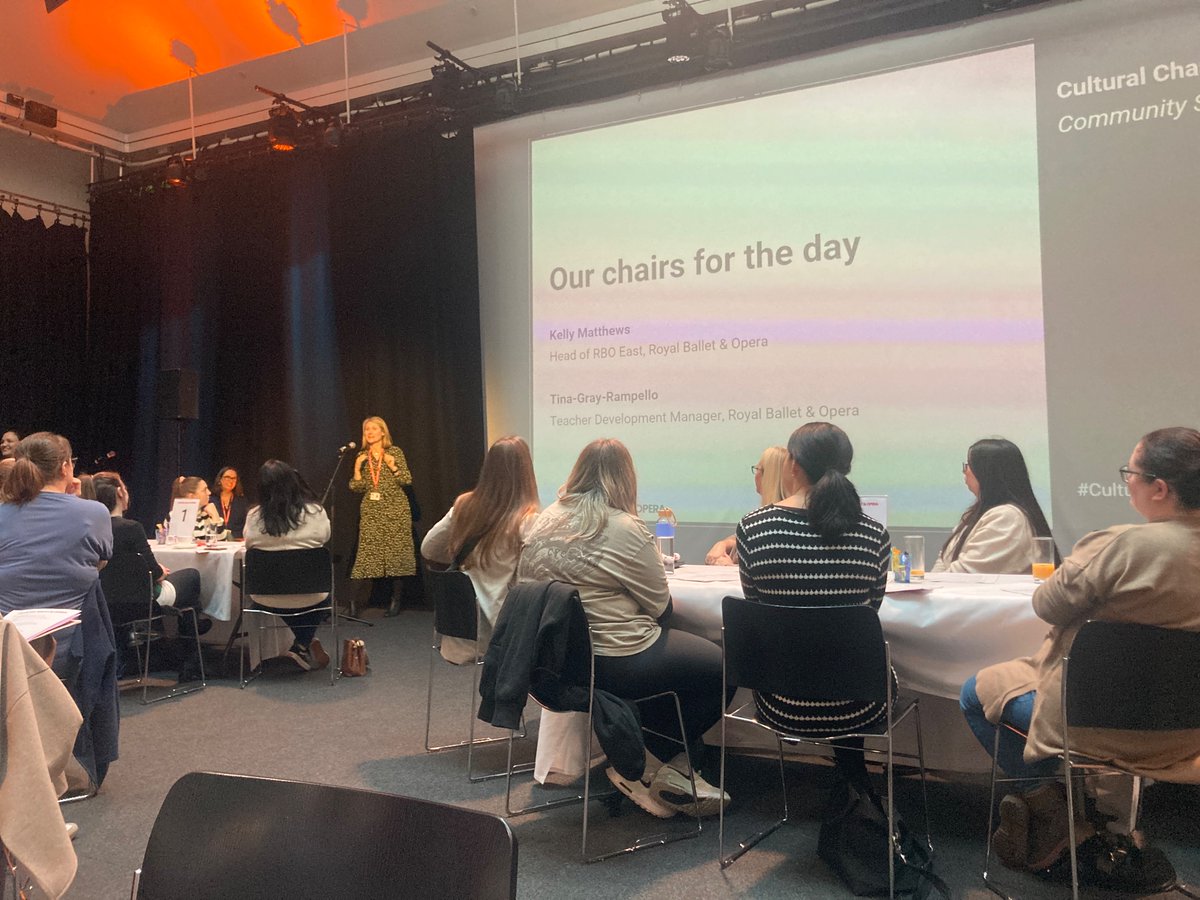 How lucky am I? A day with Royal Ballet &amp; Opera, attending their Cultural Champions Community Symposium
#culturalchampionscommunity
<a href="/RBOschools/">Royal Ballet & Opera Schools</a> 
#artsandculture