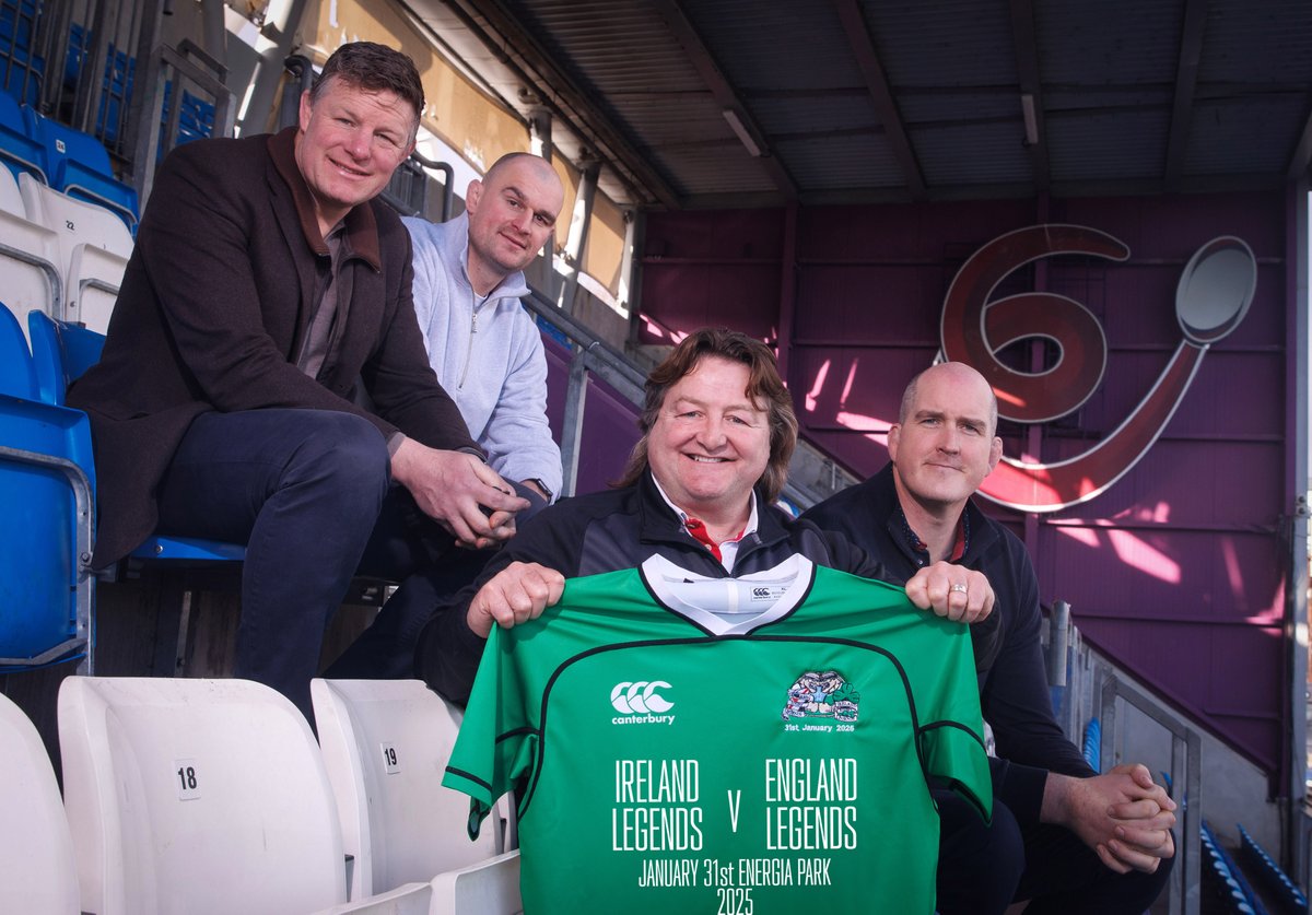 📢 Have you purchased your tickets yet?! 

See the Ireland and England Rugby Legends battle it out in a Charity Match in Energia Park this Friday!   

🎟️ Purchase your tickets: bit.ly/42yFnSq ⬅️ 

#IrishRugby