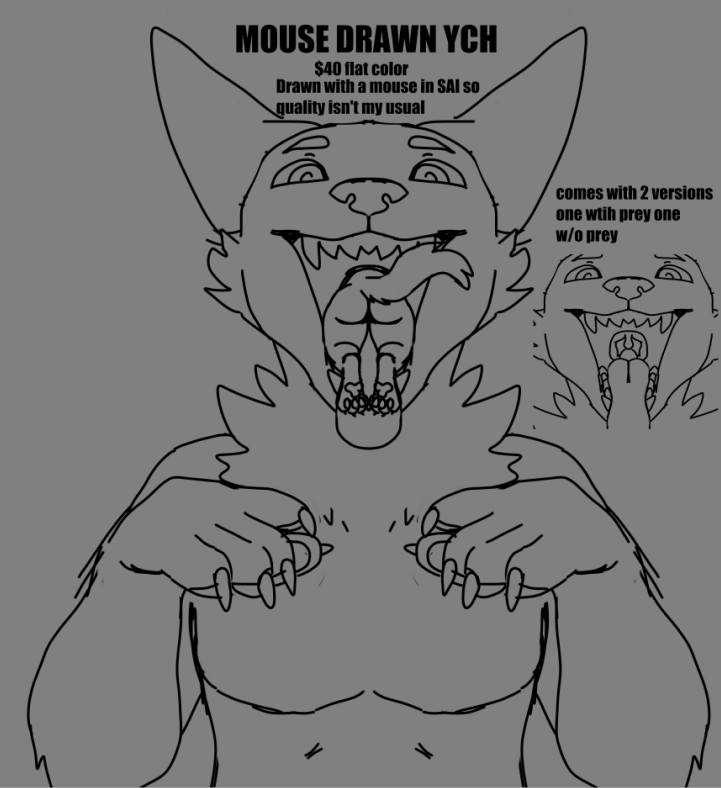 NoEggIsSafe's tweet photo. Single shot vore YCH available! Drawn with my mouse rather on my ipad, so the quality of it wont be up to my standard. It will be clean lined and flat colored! https://t.co/18LO1klcz2