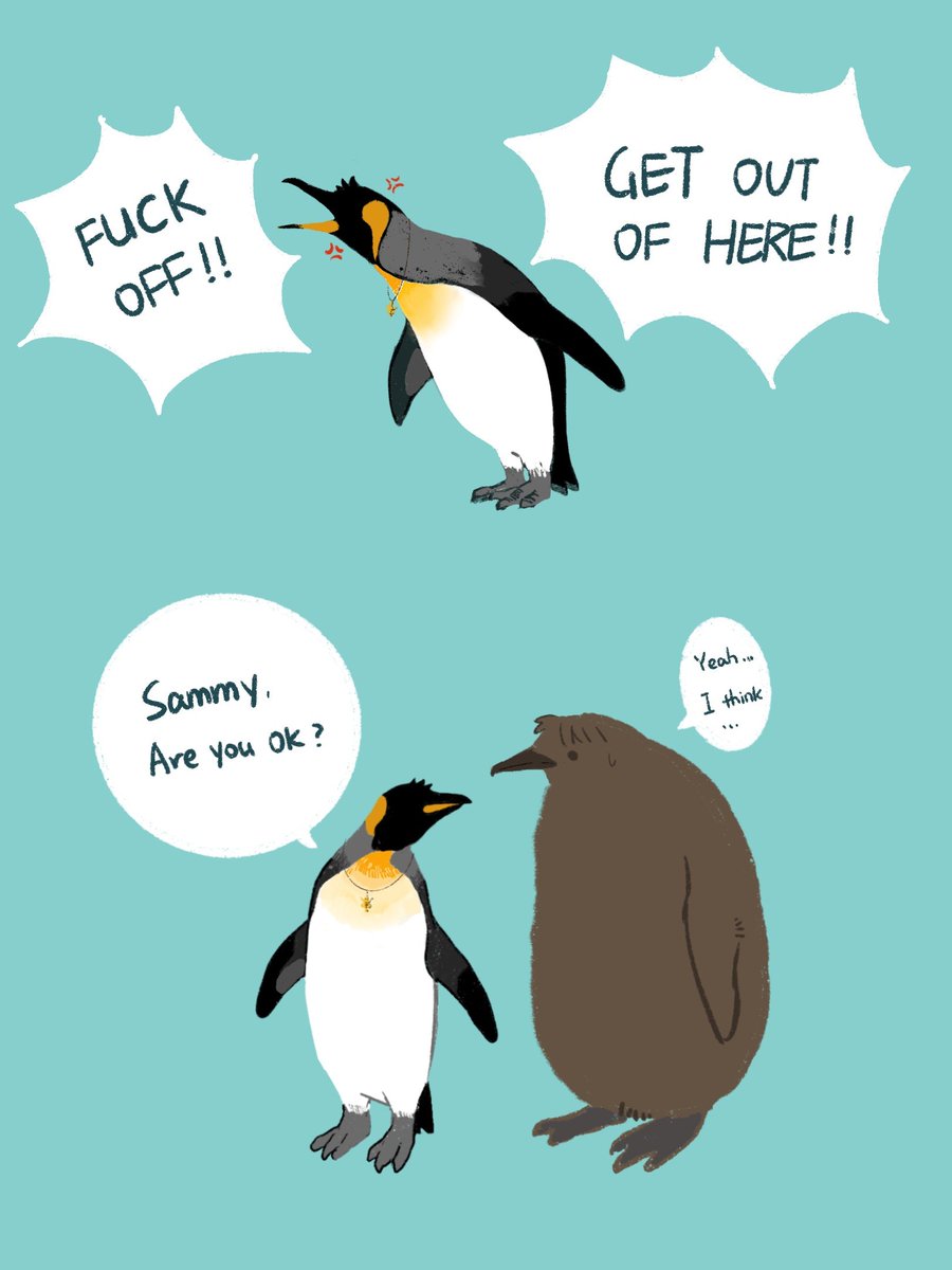 tinshyn1's tweet image. King penguin Winchesters